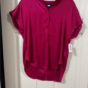 Old Navy Fuchsia Blouse